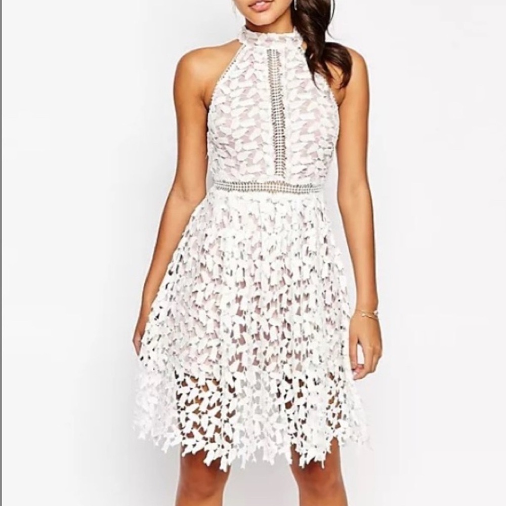 ASOS Love Triangle High Neck Midi Dress